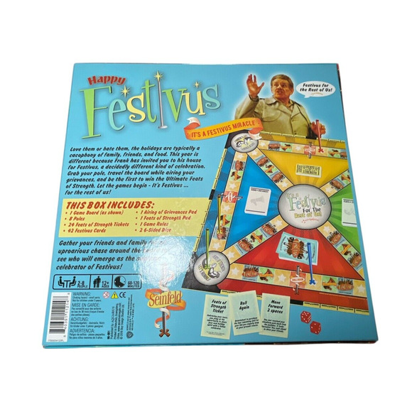 Seinfeld HAPPY FESTIVUS Board Game Fun Game Night Jerry George Kramer - Picture 2 of 4